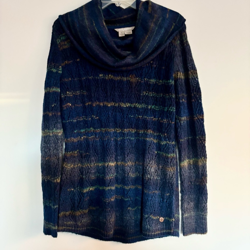 Royal Robbins Blue/Multi-colored Sweater EUC